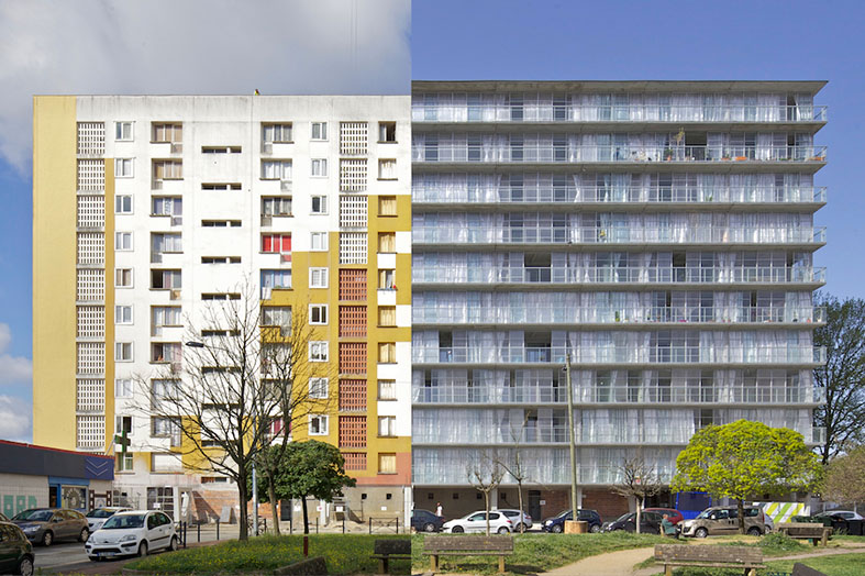 quartier du Grand Parc before and after